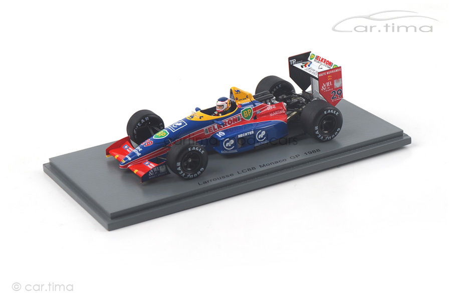 Larrousse LC88 GP Monaco 1988 Yannick Dalmas Spark 1:43 S5321 Larrousse LC88 GP Monaco 1988 Yannick Dalmas Spark 1:43 S5321