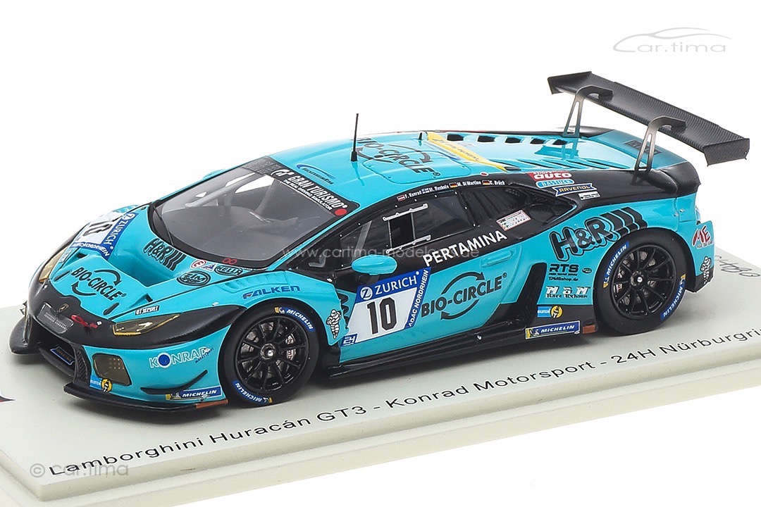 Lamborghini Huracán GT3 Evo 24h Nürburgring 2018 Brück/Henkola/Konrad Spark 1:43 SG575 Lamborghini Huracán GT3 Evo 24h Nürburgring 2018 Brück/Henkola/Konrad Spark 1:43 SG575