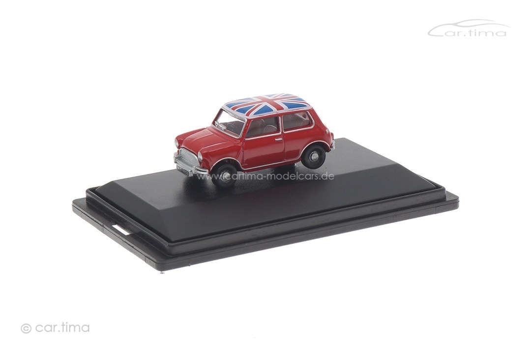 Classic Austin Mini Tartan Red/Union Jack Oxford 1:76 76MN001