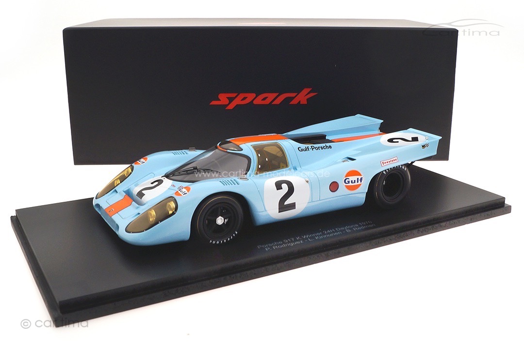 Porsche 917 K Winner 24h Daytona 1970 Kinnunen/Rodriguez Spark 1:18 18DA70