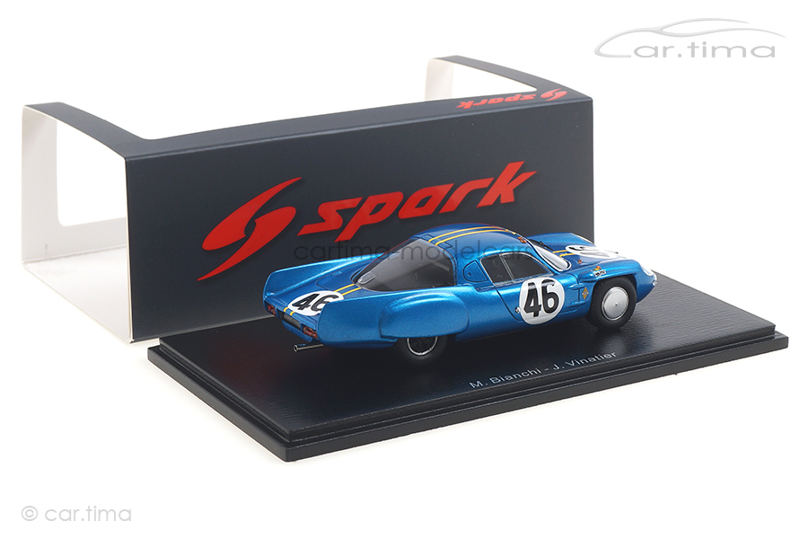 Alpine A210 24h Le Mans 1966 Bianchi/Vinatier Spark 1:43 S5475 Alpine A210 24h Le Mans 1966 Bianchi/Vinatier Spark 1:43 S5475