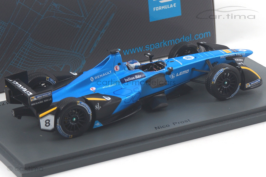 Renault e.dams Z.E. 16 Formula E Hong Kong 2016-2017 Nico Prost Spark 1:43 S5921 Renault e.dams Z.E. 16 Formula E Hong Kong 2016-2017 Nico Prost Spark 1:43 S5921