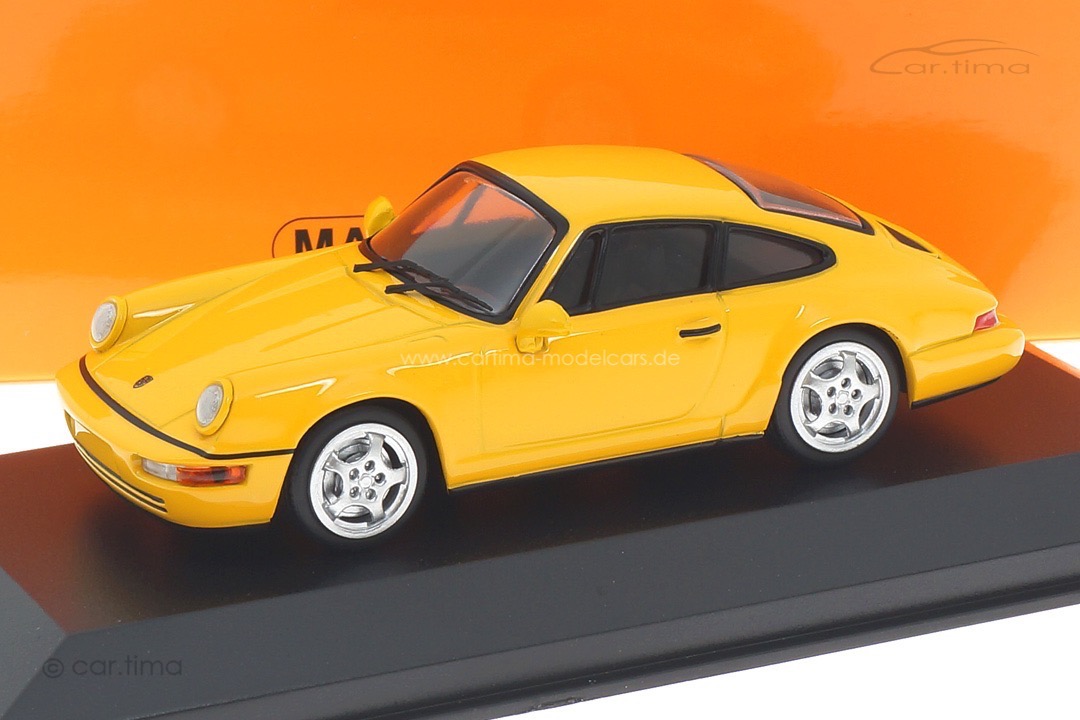 Porsche 911 (964) Carrera 2 gelb Minichamps 1:43 940062920 Porsche 911 (964) Carrera 2 gelb Minichamps 1:43 940062920