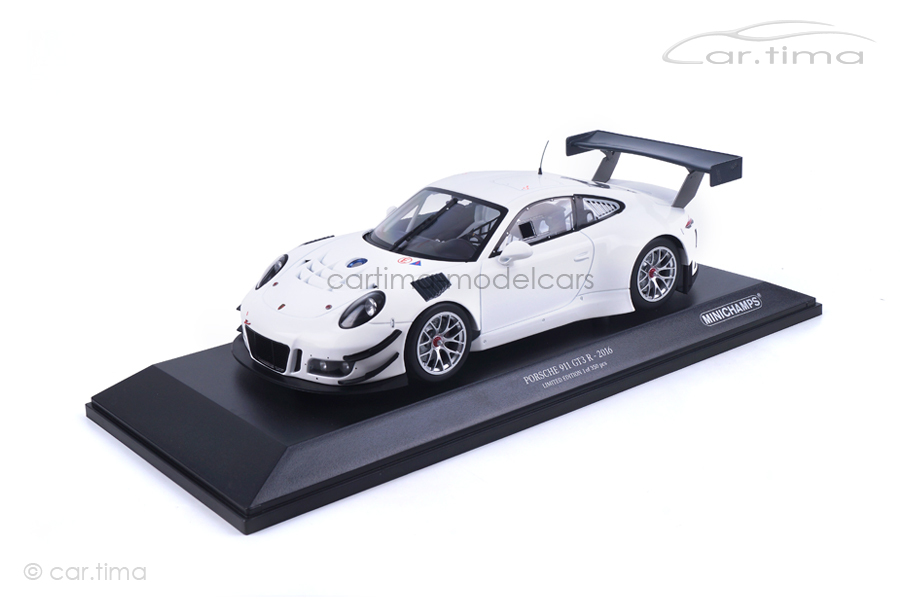 Porsche 911 (991) GT3 R Plain Body Version weiß Minichamps 1:18 153166000 Porsche 911 (991) GT3 R Plain Body Version weiß Minichamps 1:18 153166000
