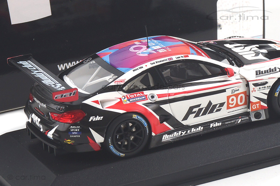 BMW M6 GT3 Asian Le Mans Series 2016 Blomqvist/Iida Minichamps 1:43 437162690 BMW M6 GT3 Asian Le Mans Series 2016 Blomqvist/Iida Minichamps 1:43 437162690