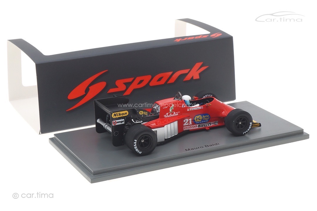 Spirit 101 GP Brasilien 1984 Mauro Baldi Spark 1:43 S3926 Spirit 101 GP Brasilien 1984 Mauro Baldi Spark 1:43 S3926