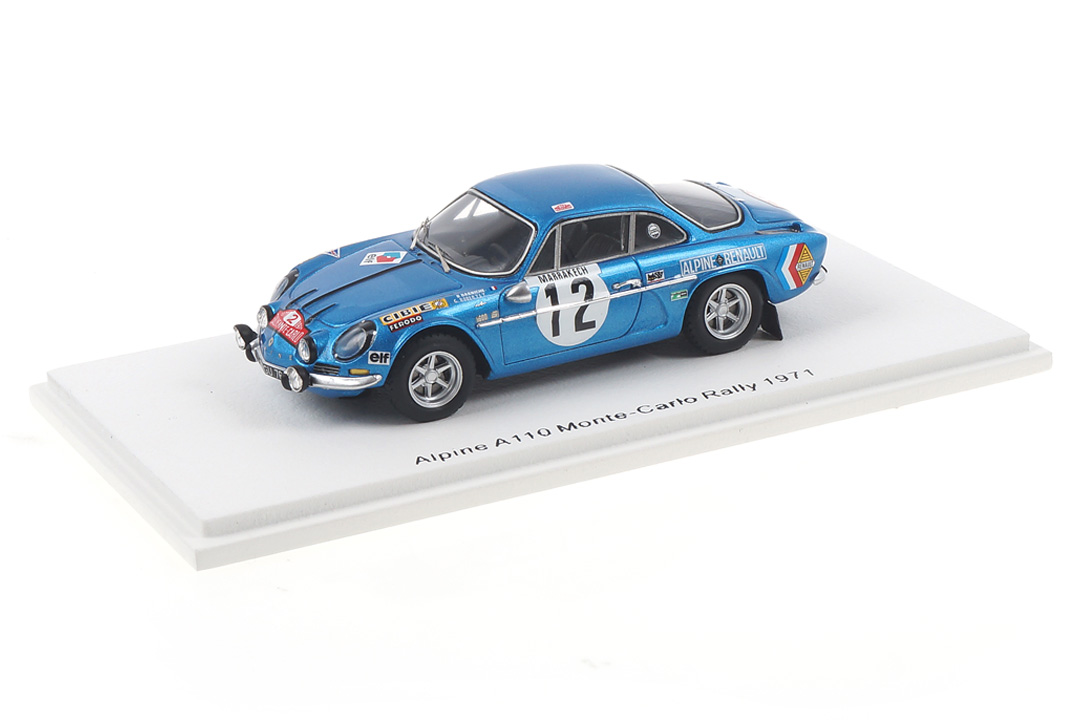 Alpine A110 Rallye Monte-Carlo 1971 Darniche/Robertet Spark 1:43 S6106