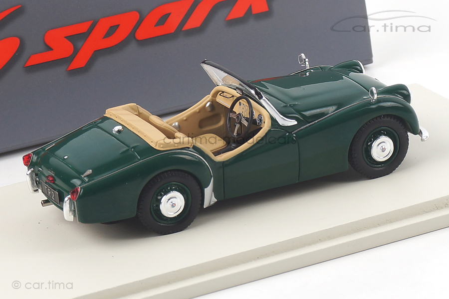 Triumph TR2 Long door grün Spark 1:43 S0498 Triumph TR2 Long door grün Spark 1:43 S0498
