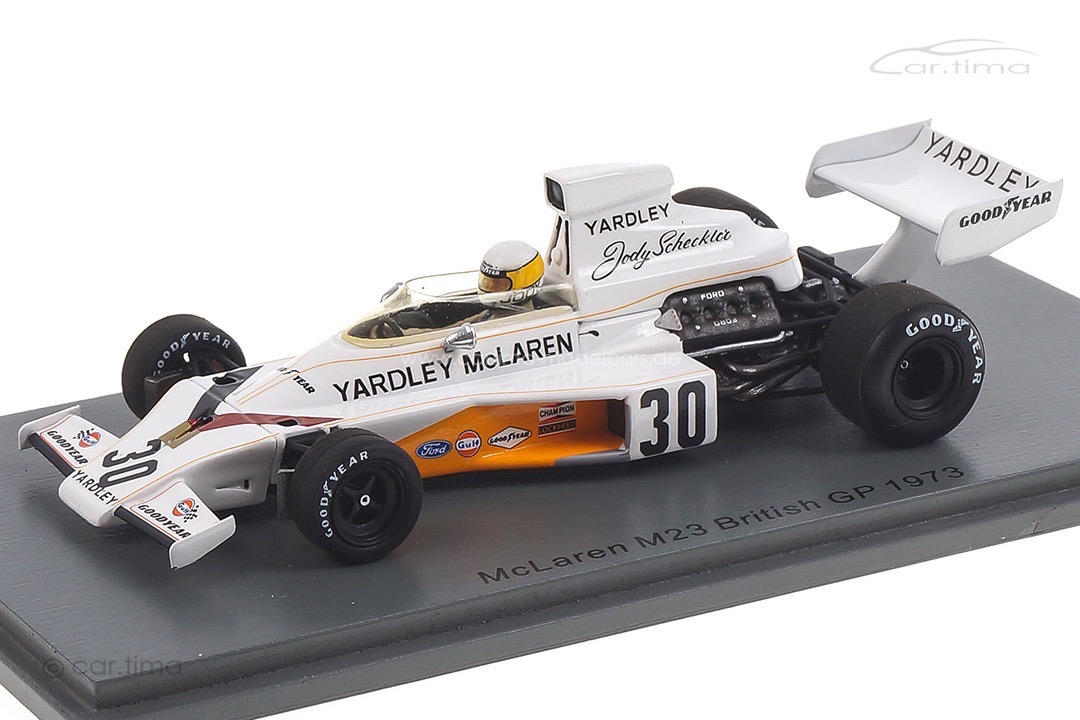 McLaren M23 GP Großbritannien 1973 Jody Scheckter Spark 1:43 S5736 McLaren M23 GP Großbritannien 1973 Jody Scheckter Spark 1:43 S5736