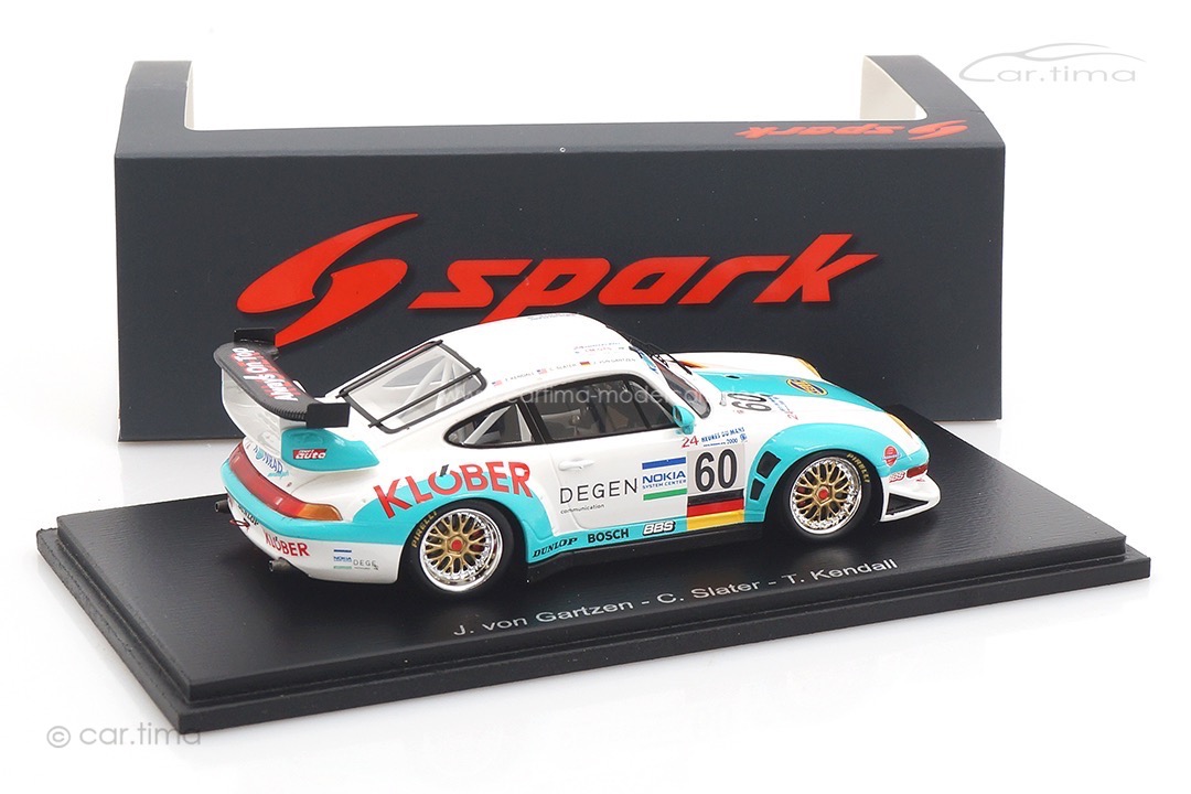 Porsche 911 (993) GT2 24h Le Mans 2000 Kendall/Slater/von Gartzen Spark 1:43 S9936