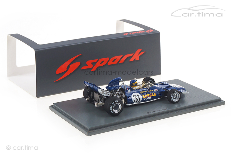 McLaren M19A GP USA 1971 David Hobbs Spark 1:43 S7142 McLaren M19A GP USA 1971 David Hobbs Spark 1:43 S7142