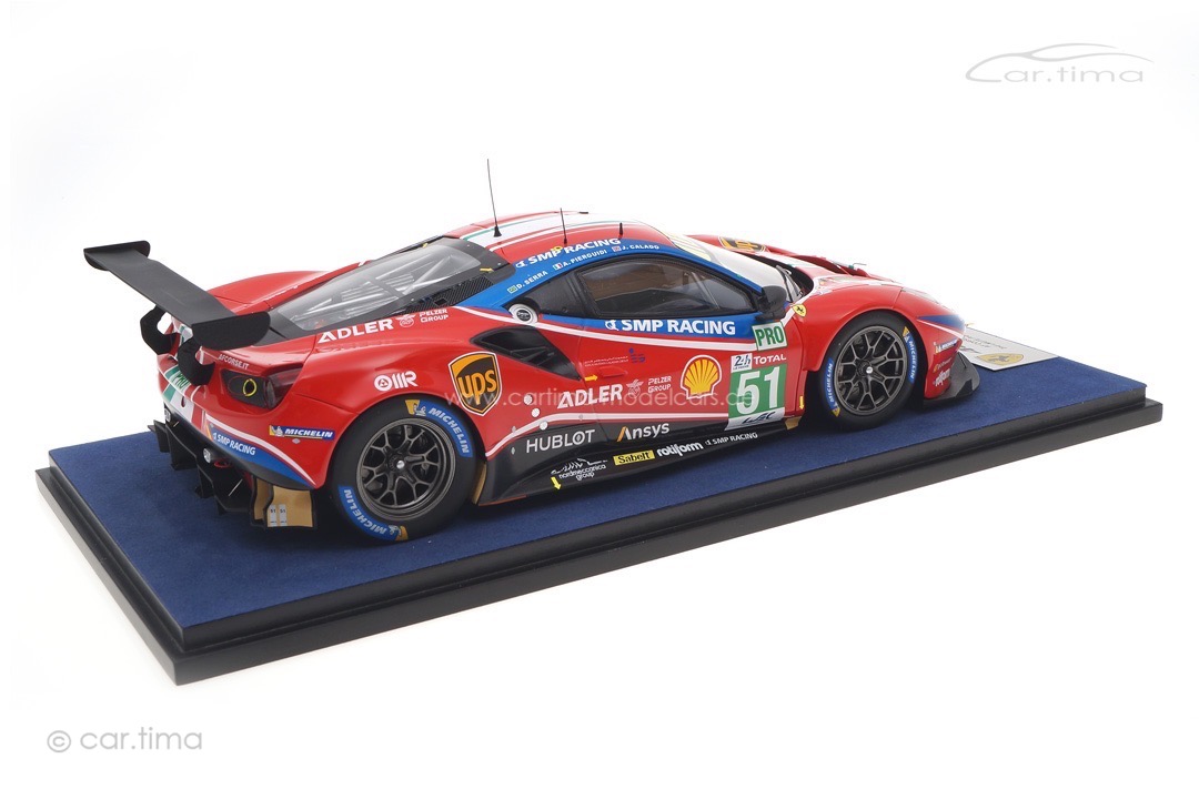 Ferrari 488 GTE Evo 24h Le Mans 2020 Calado/Pier Guidi/Serra LookSmart 1:18 LS18LM023 Ferrari 488 GTE Evo 24h Le Mans 2020 Calado/Pier Guidi/Serra LookSmart 1:18 LS18LM023
