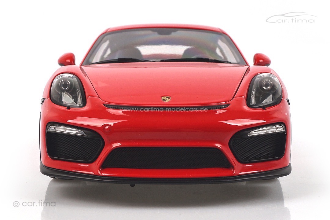 Porsche Cayman (981) GT4 Indischrot Schuco 1:18 450040300