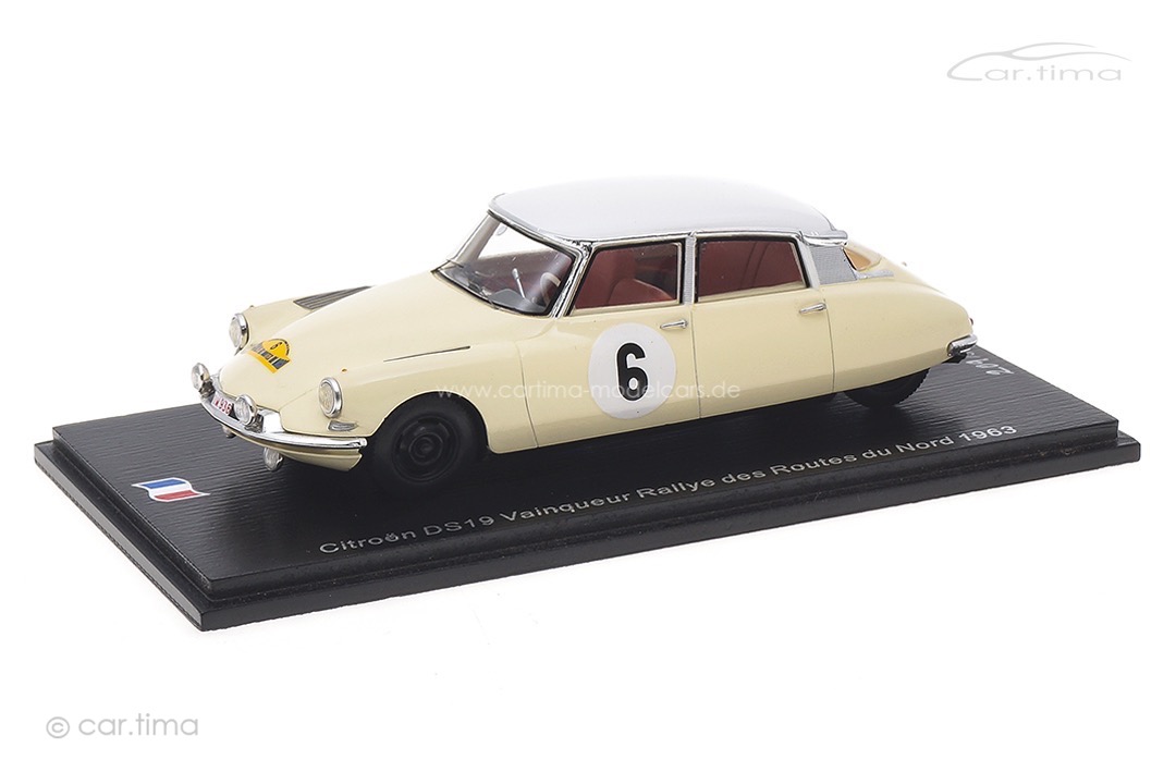 Citroen DS19 Rallye des Routes du Nord 1963 Bianchi/Ickx Spark 1:43 SF230 Citroen DS19 Rallye des Routes du Nord 1963 Bianchi/Ickx Spark 1:43 SF230