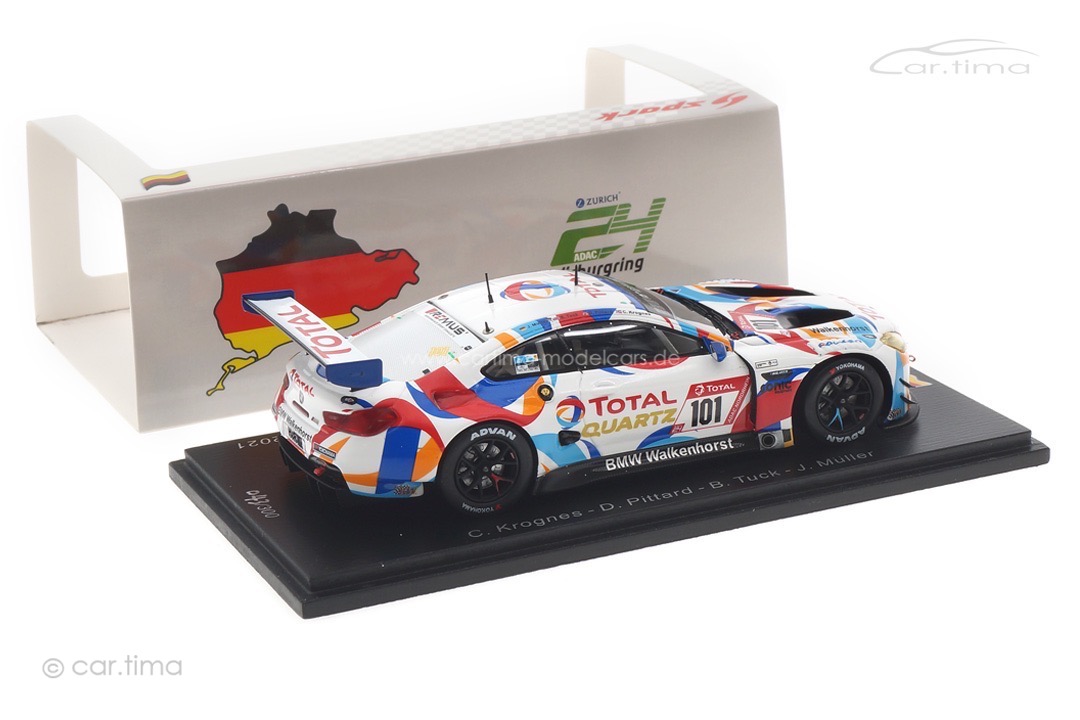 BMW M6 GT3 24h Nürburgring 2021 Krognes/Pittard/Tuck Spark 1:43 SG761 BMW M6 GT3 24h Nürburgring 2021 Krognes/Pittard/Tuck Spark 1:43 SG761