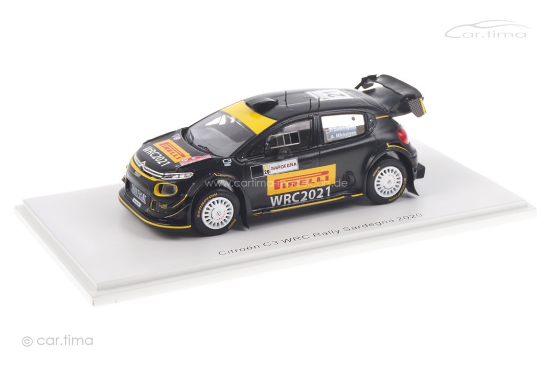 Citroen C3 Rally Sardegna 2020 Solberg/Mikkelsen Spark 1:43 S6574