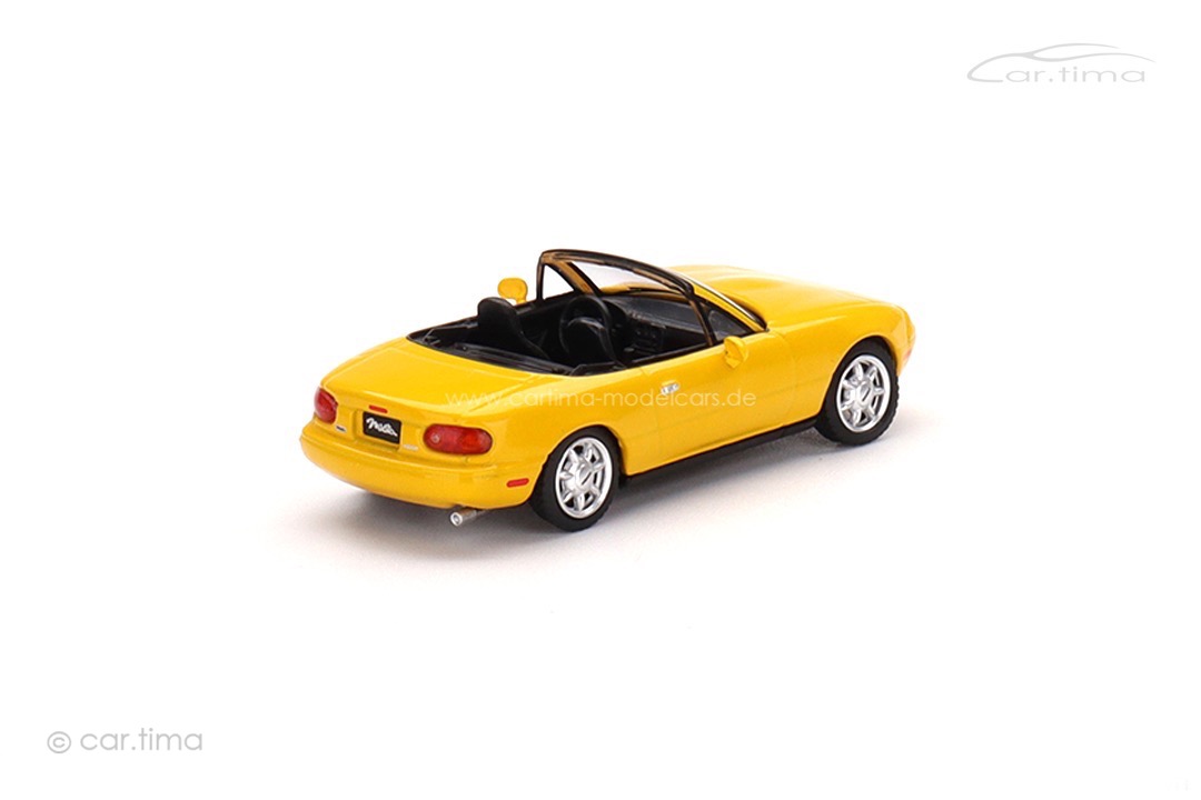 Mazda Miata MX-5 (NA) Sunburst Yellow MINI GT 1:64 MGT00392-L