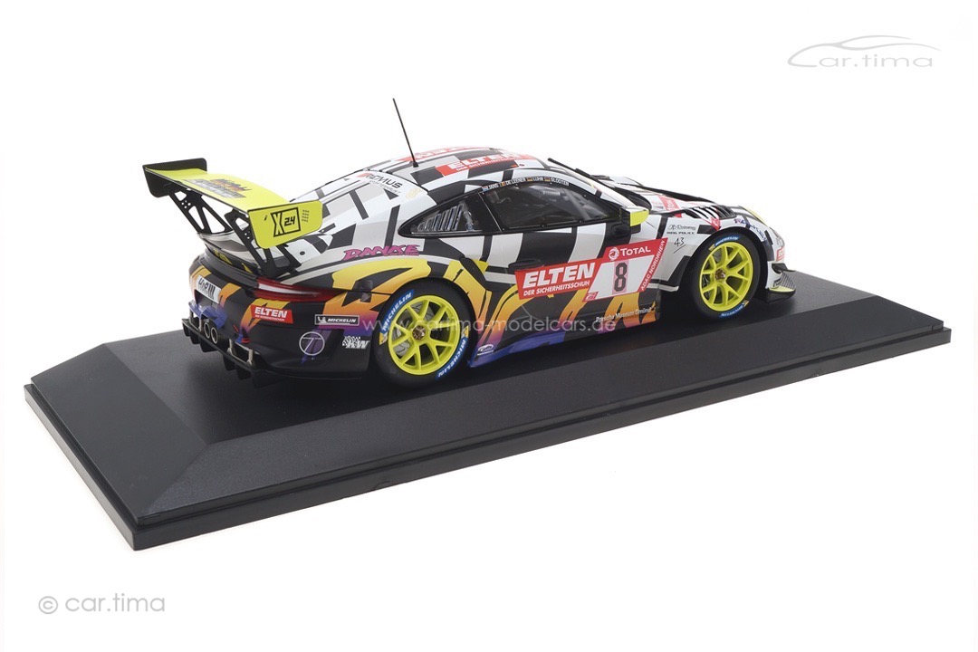 Porsche 911 (991 II) GT3 R 24h Nürburgring 2019 Slooten/Luhr/de Leener/Jans Minichamps 1:18 Porsche 911 (991 II) GT3 R 24h Nürburgring 2019 Slooten/Luhr/de Leener/Jans Minichamps 1:18