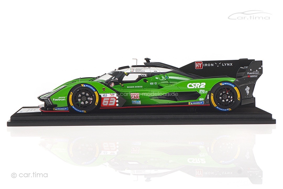 Lamborghini SC63 24h Le Mans 2024 Bortolotti/Mortara/Kvyat LookSmart 1:18 LS18026B Lamborghini SC63 24h Le Mans 2024 Bortolotti/Mortara/Kvyat LookSmart 1:18 LS18026B