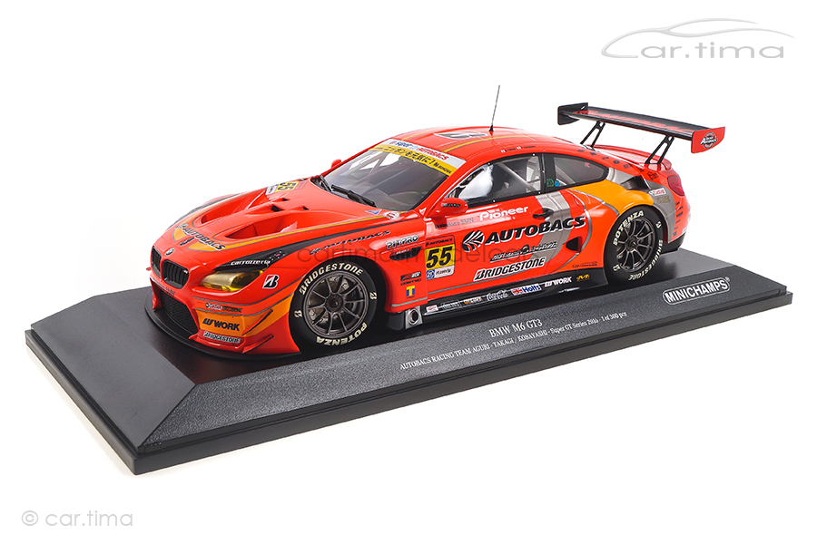 BMW M6 GT3 Super GT Series 2016 Takagi/Kobayashi Minichamps 1:18 155162655 BMW M6 GT3 Super GT Series 2016 Takagi/Kobayashi Minichamps 1:18 155162655
