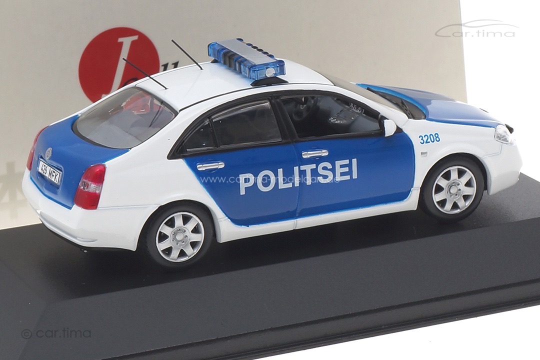 Nissan Primera Estonia Police Car 2004 J-Collection 1:43 JC159