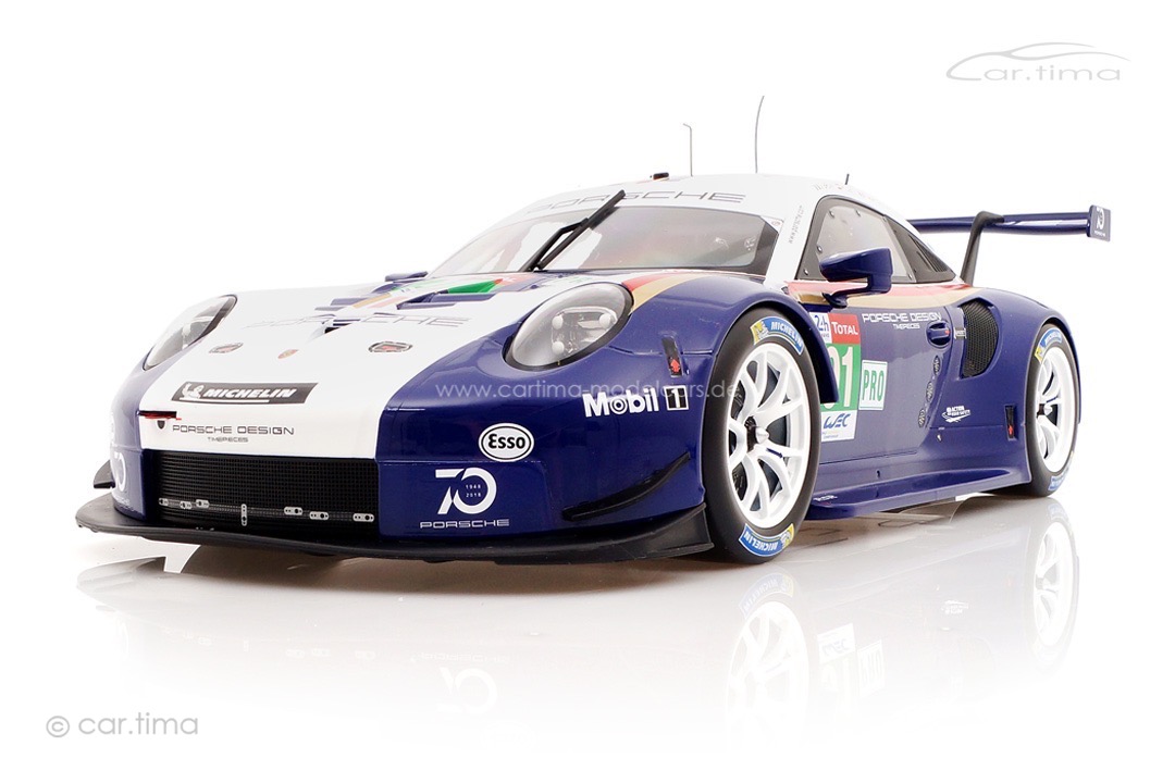Porsche 911 (991) RSR 24h Le Mans 2018 Bruni/Lietz/Makowiecki IXO 1:12 LEGT12004