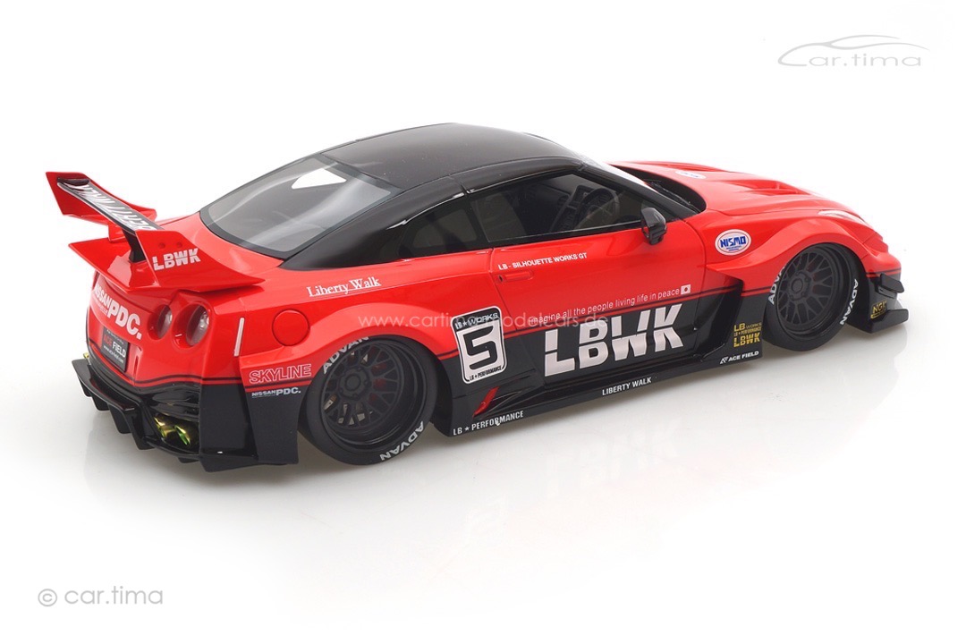 NISSAN 35GT-RR LB-Silhouette Works GT Ver.1 rot/schwarz TopSpeed 1:18 TS0354 NISSAN 35GT-RR LB-Silhouette Works GT Ver.1 rot/schwarz TopSpeed 1:18 TS0354
