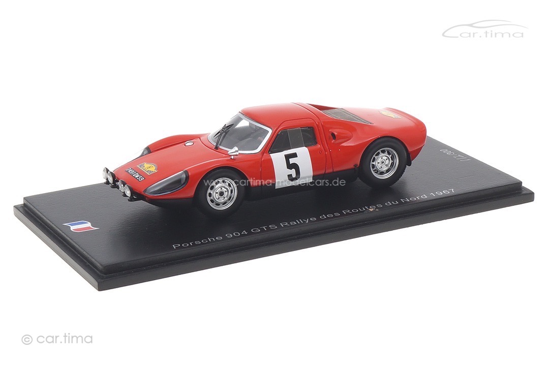 Porsche 904 GTS Rallye des Routes du Nord 1967 Dutoit/Morel Spark 1:43 SF167