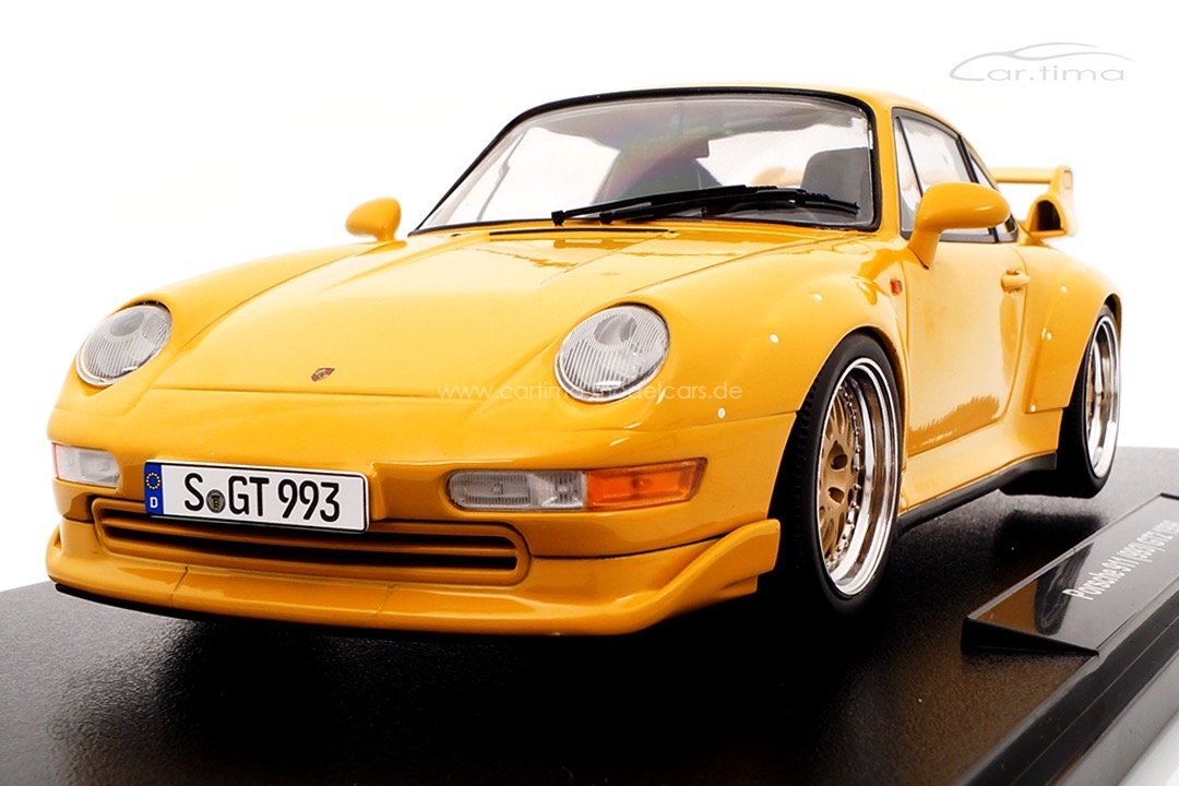 Porsche 911 (993) GT2 Speedgelb BBS KK Scale 1:18 KKDC181422B
