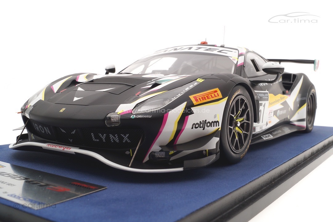 Ferrari 488 GT3 Winner 24h Spa 2021 Ledogar/Nielsen/Pier Guidi Looksmart 1:18 LS18RC015 Ferrari 488 GT3 Winner 24h Spa 2021 Ledogar/Nielsen/Pier Guidi Looksmart 1:18 LS18RC015
