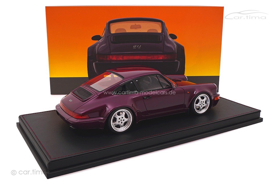 Porsche 911 (964) Carrera 4 WTL Amethyst met. Speedline Alufelgen car.tima CUSTOMIZED 1:18