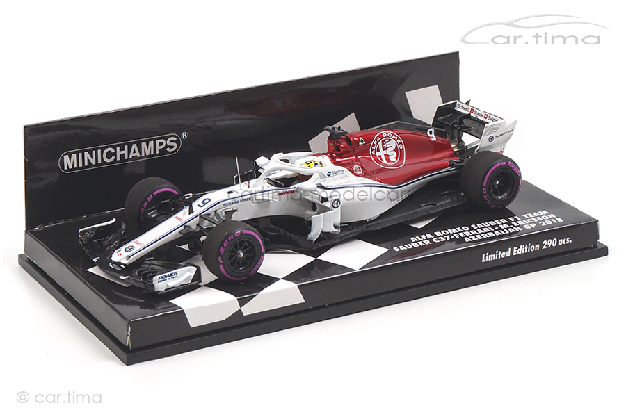 Alfa Romeo Sauber Ferrari C37 GP Azerbaijan 2018 Ericsson Minichamps 1:43 417180409