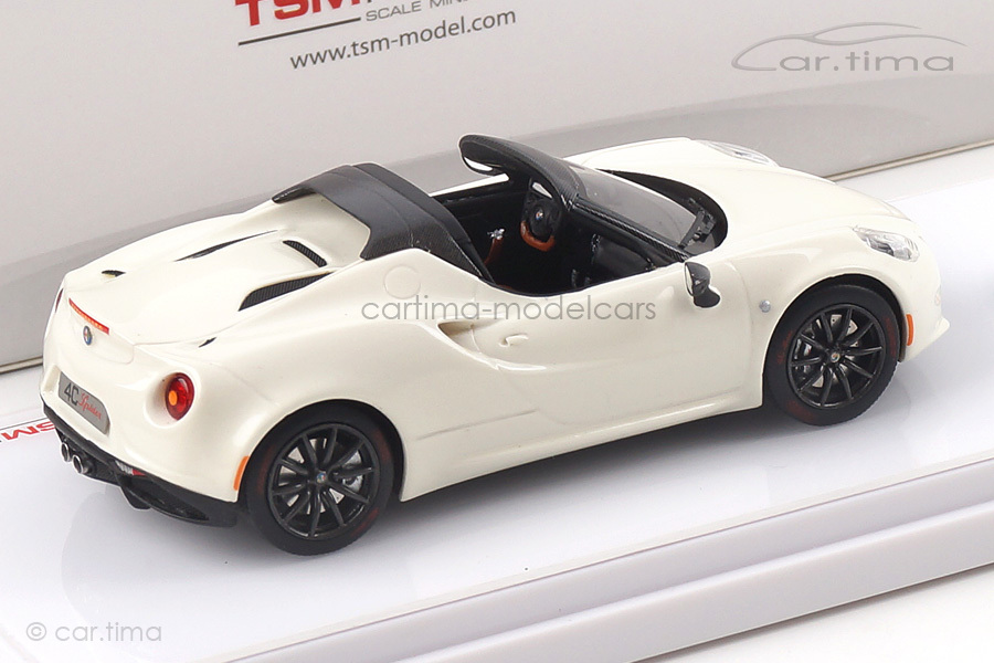 Alfa Romeo 4C Spider Concept weiß TSM 1:43 TSM154314 Alfa Romeo 4C Spider Concept weiß TSM 1:43 TSM154314