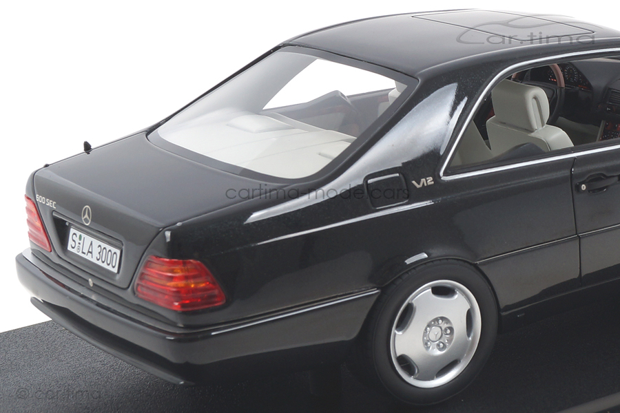 Mercedes-Benz 600 SEC C140 schwarz Cult Models 1:18 CML079-2 Mercedes-Benz 600 SEC C140 schwarz Cult Models 1:18 CML079-2