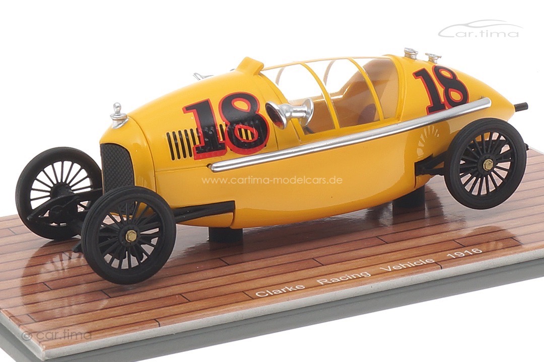 Clarke Racing Vehicle 1916 Jared A. Zichek Streamlined Dreams 3 Bizarre 1:43 B1068