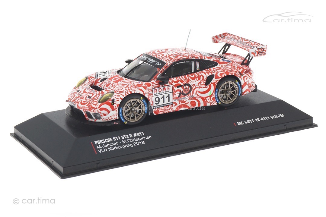 Porsche 911 GT3 R VLN Nürburgring 2018 "Tarnoptik" Christensen/Jaminet IXO 1:43 Porsche 911 GT3 R VLN Nürburgring 2018 "Tarnoptik" Christensen/Jaminet IXO 1:43