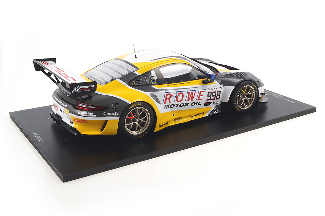 Porsche 911 GT3 R 24h Spa 2019 Makowiecki/Pilet/Tandy Spark 1:18 18SB013 Porsche 911 GT3 R 24h Spa 2019 Makowiecki/Pilet/Tandy Spark 1:18 18SB013