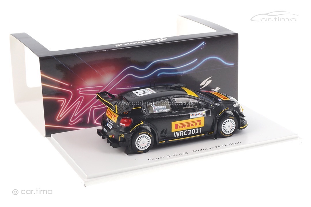 Citroen C3 Rally Sardegna 2020 Solberg/Mikkelsen Spark 1:43 S6574 Citroen C3 Rally Sardegna 2020 Solberg/Mikkelsen Spark 1:43 S6574
