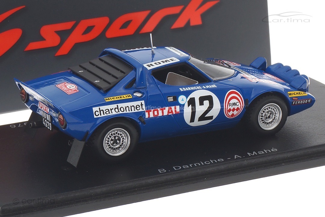 Lancia Stratos HF Rallye Monte Carlo 1976 Darniche/Mahé Spark 1:43 S9084 Lancia Stratos HF Rallye Monte Carlo 1976 Darniche/Mahé Spark 1:43 S9084