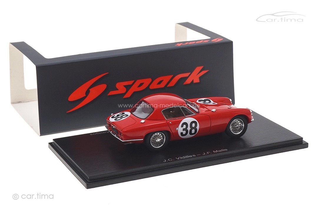Lotus Elite 24h Le Mans 1959 Malle/Vidilles Spark 1:43 S8200 Lotus Elite 24h Le Mans 1959 Malle/Vidilles Spark 1:43 S8200