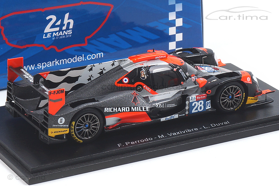 Oreca 07-Gibson 24h Le Mans 2018 Duval/Perrodo/Vaxiviére Spark 1:43 S7014 Oreca 07-Gibson 24h Le Mans 2018 Duval/Perrodo/Vaxiviére Spark 1:43 S7014
