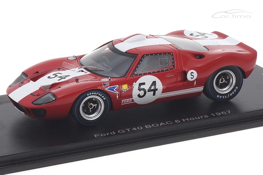 Ford GT40 BOAC 6 Hours 1967 Charlton/Crabbe Spark 1:43 UK008 Ford GT40 BOAC 6 Hours 1967 Charlton/Crabbe Spark 1:43 UK008