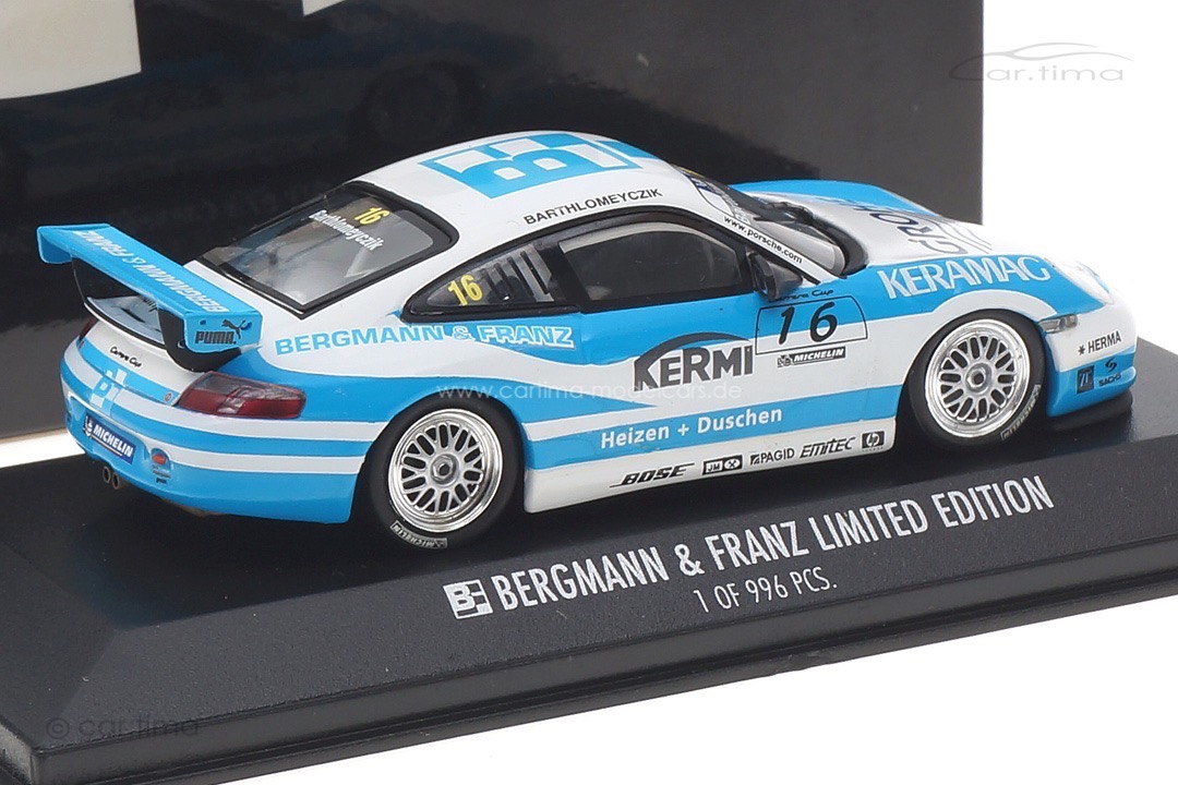 Porsche 911 GT3 Cup Carrera Cup 2005 Barthlomeyczik Minichamps 1:43 403056216 Porsche 911 GT3 Cup Carrera Cup 2005 Barthlomeyczik Minichamps 1:43 403056216