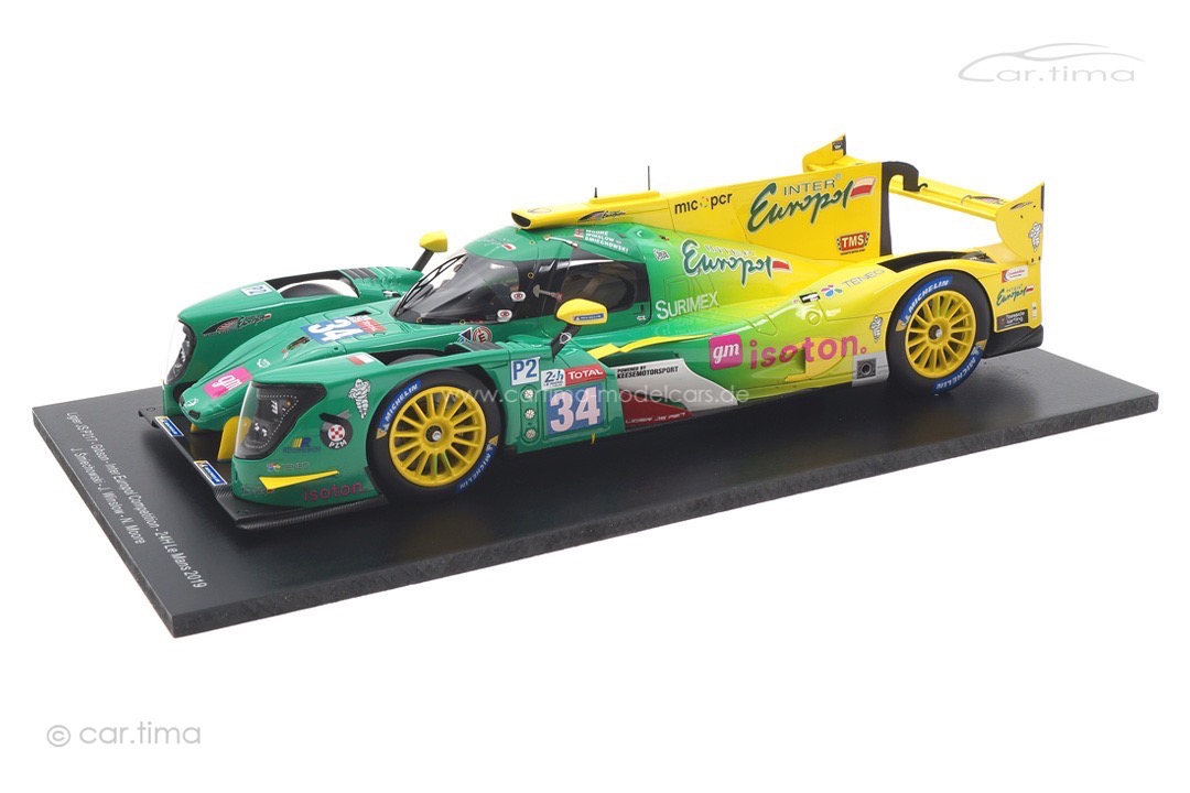 Ligier JS P217-Gibson 24h Le Mans 2019 Moore/Smiechowski/Winslow Spark 1:18 18S431