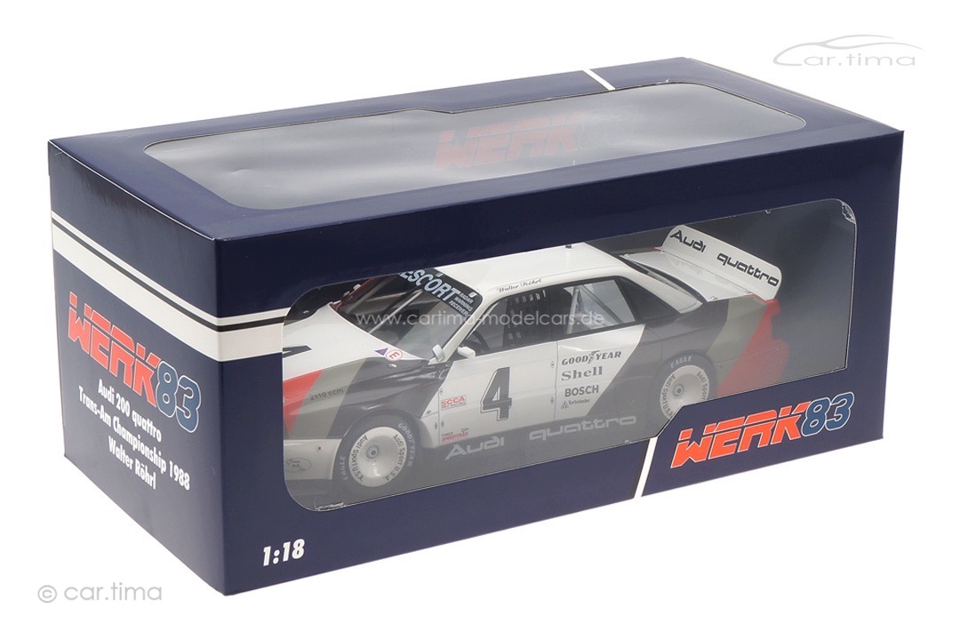 Audi 200 quattro Winner St. Petersburg Trans-Am 1988 Walter Röhrl Werk83 1:18 W1801402 Audi 200 quattro Winner St. Petersburg Trans-Am 1988 Walter Röhrl Werk83 1:18 W1801402