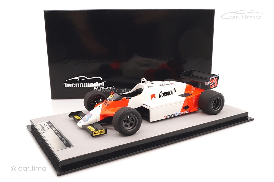 Alfa Romeo F1 183T GP Monaco 1983 Mauro Baldi Tecnomodel 1:18 TM18-230C
