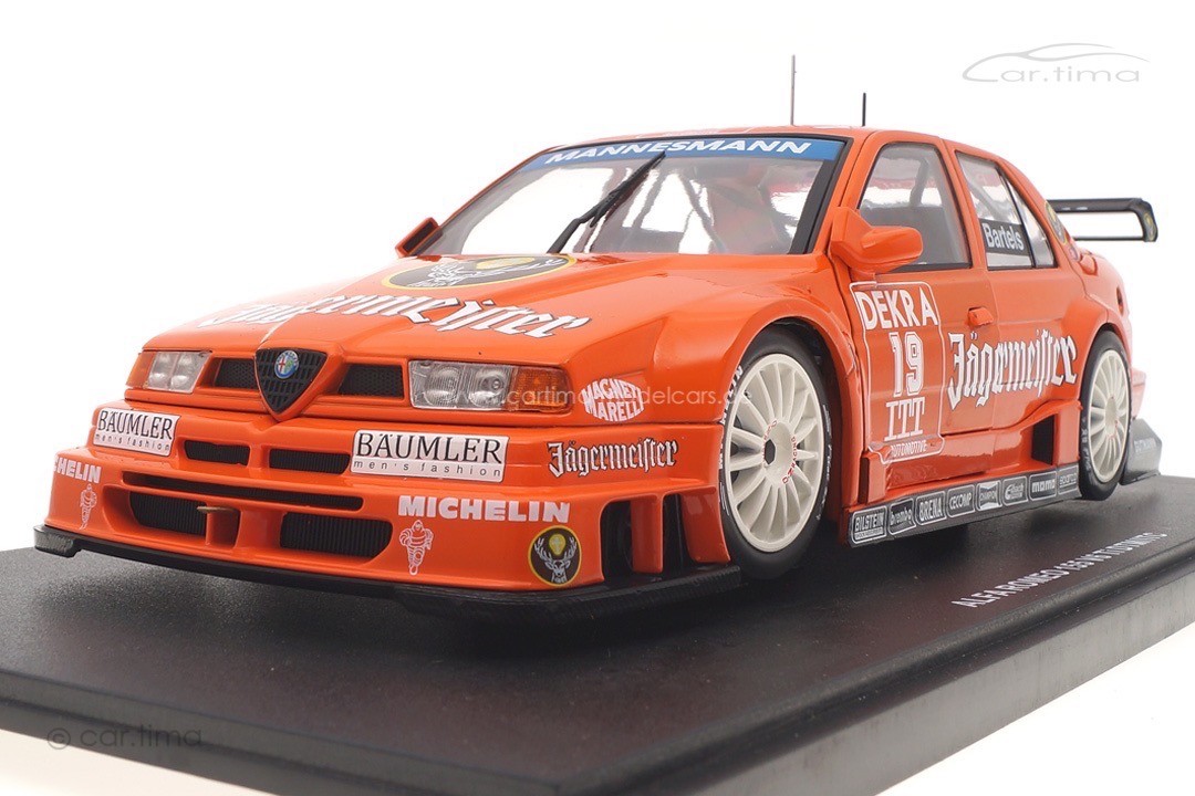Alfa Romeo 155 V6 TI Jägermeister DTM/ITC 1995 Michael Bartels Werk83 1:18 W1801002