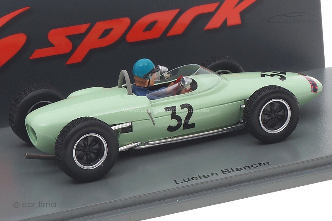 Lotus 18-21 GP Großbritannien 1961 Lucien Bianchi Spark 1:43 S7446 Lotus 18-21 GP Großbritannien 1961 Lucien Bianchi Spark 1:43 S7446