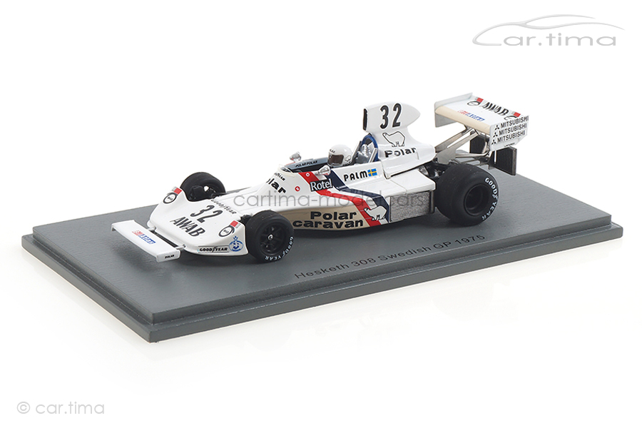 Hesketh 308 GP Schweden 1975 Torsten Palm Spark 1:43 S2467 Hesketh 308 GP Schweden 1975 Torsten Palm Spark 1:43 S2467