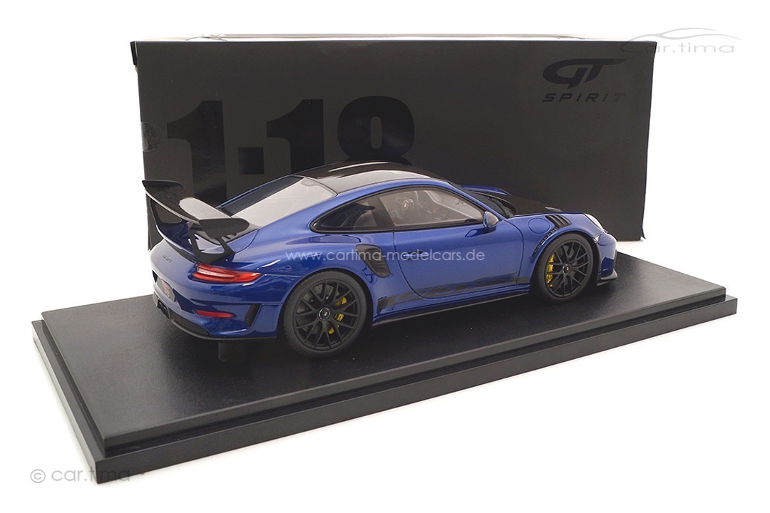 Porsche 911 (991.2) GT3 RS Weissach Paket blau met. GT Spirit 1:18 GT526
